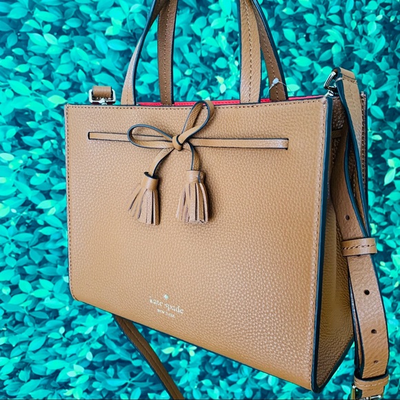 Kate spade Hayes Small Satchel Leather Crossbody - Picture 5 of 8
